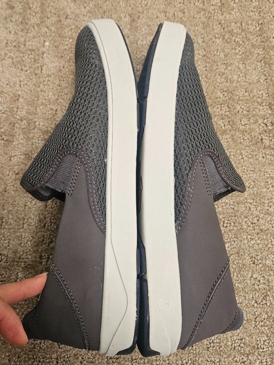OluKai Lae\'ahi Shoes Men\'s 11 Gray Slip On Mesh Casual Comfort Loafers Summer main image 6